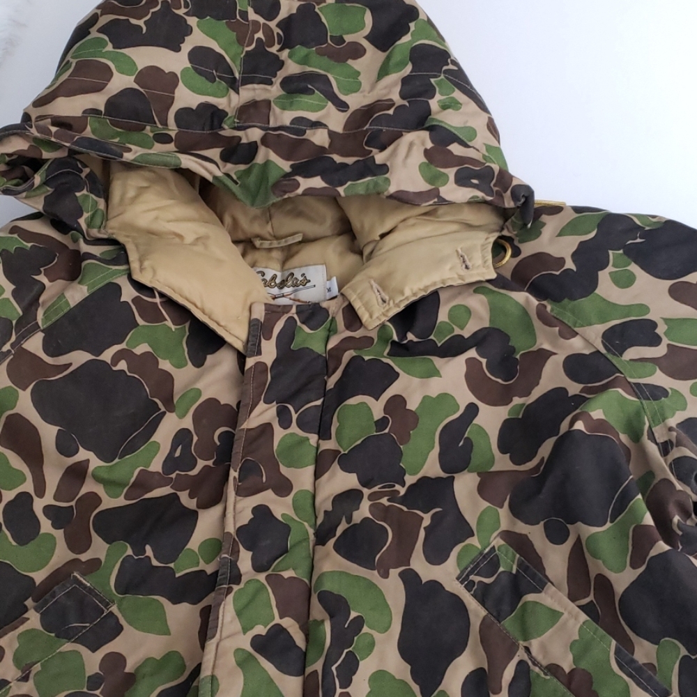 Men's Cabela's Camo Goose Down Coat